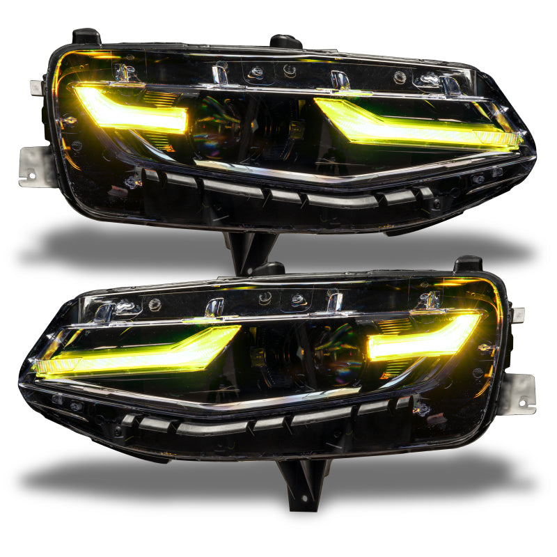 Oracle 19-21 Chevy Camaro LS/LT RGB+A Headlight DRL Kit - ColorSHIFT w/ 2.0 Controller