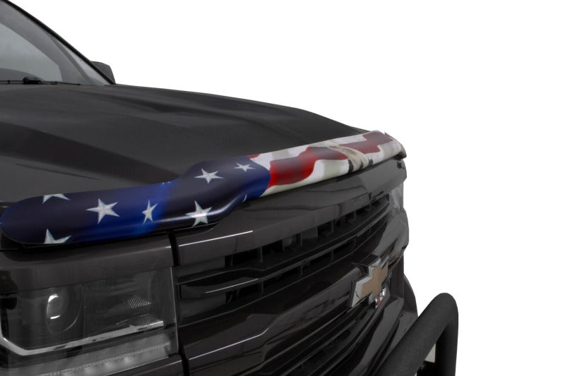 Husky Liners 09-14 Ford F-150 (Excl. Raptor) Behind Grille Hood Shield - American Flag w/ Eagle