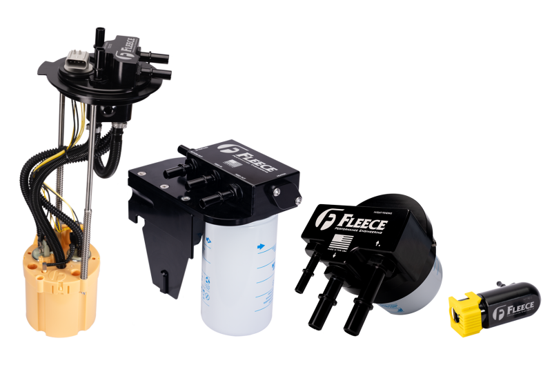 Fleece Performance 17-24 Ford F-250 6.7L Long Bed Complete Fuel System Upgrade Kit w/Lift Pump