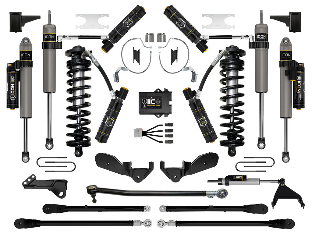 ICON 2023-2025 Ford F-250/F-350 Super Duty 4WD, 4-5.5" Lift, Stage 9 Coilover Conversion System
