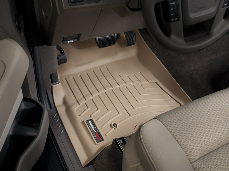 WeatherTech 08-10 Ford F-150 Front FloorLiner - Tan