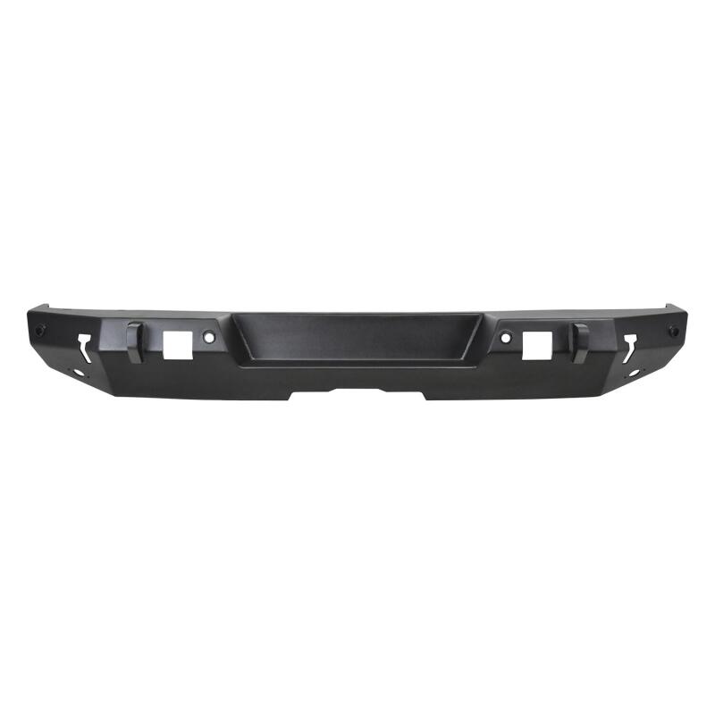 Westin 18-19 Jeep Wrangler JL WJ2 Rear Bumper w/ Sensors (Excl. Wrangler JK) - Textured Black