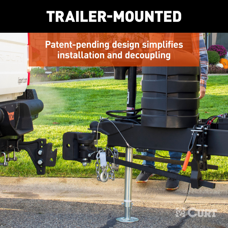 CURT TruTrack 4P Trailer-Mounted Weight Distribution Hitch, 8-10K Model 17520