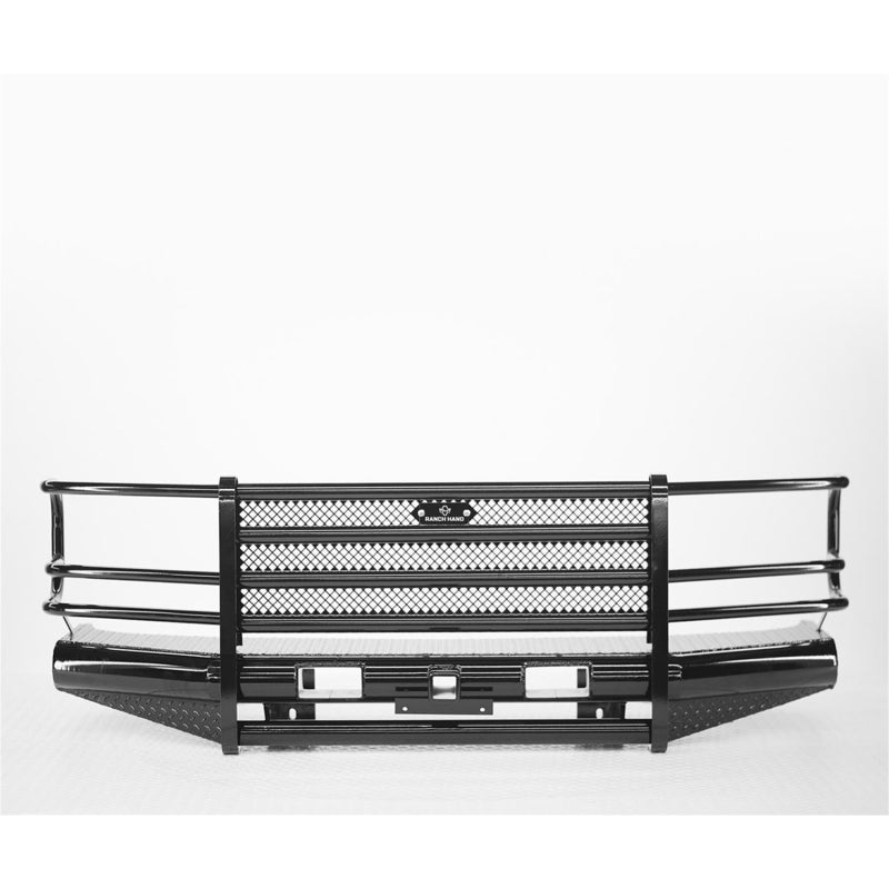 Ranch Hand Legend Series Front Bumper W/ Grille Guard Fits Select 92-97 Ford Bronco/F-150/F-250/F-350 Model FBF921BLR