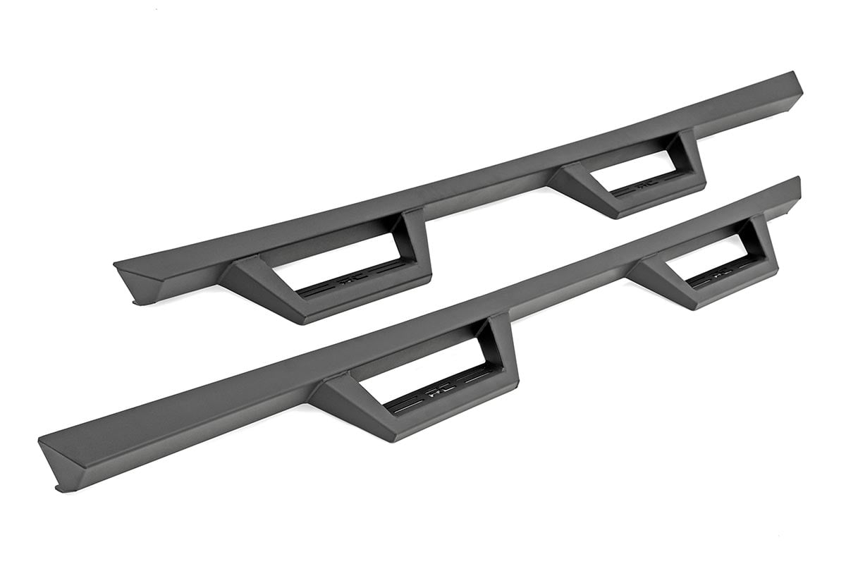 Contoured Drop Steps 4 Door Jeep Wrangler JL (21-25)/Wrangler Unlimited (18-26) Rough Country