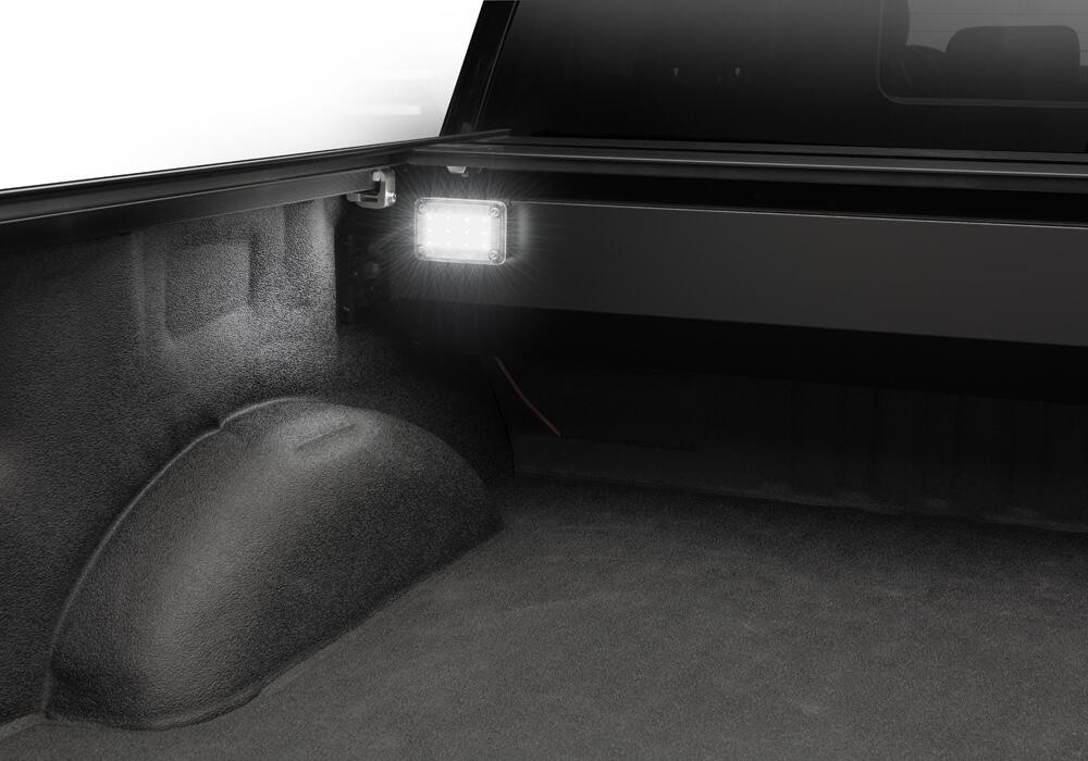 PowertraxPRO MX Retractable Tonneau Cover Rugged Aluminum Construction Electric Cover Matte Black 2007-2021 Toyota Tundra Regular/Double Cab 6' 6 inch Bed with Deck Rail System without Stake Pockets