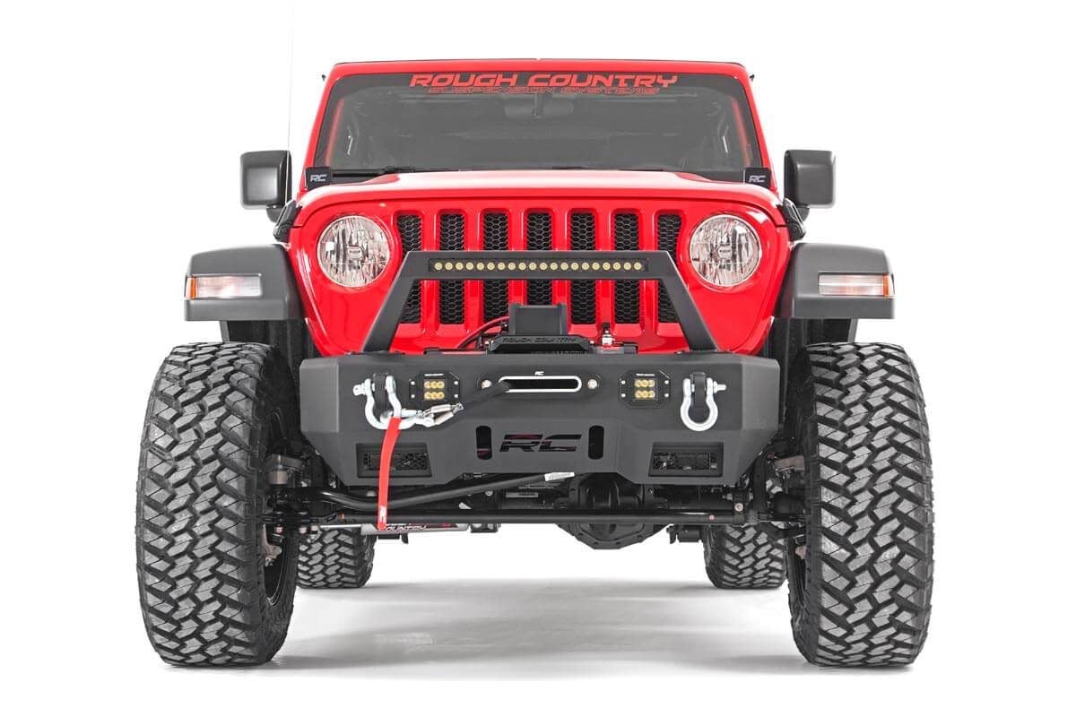 3.5 Inch Lift Kit Adj LCA FR D/S M1R Jeep Wrangler JL Rubicon (18-23) Rough Country