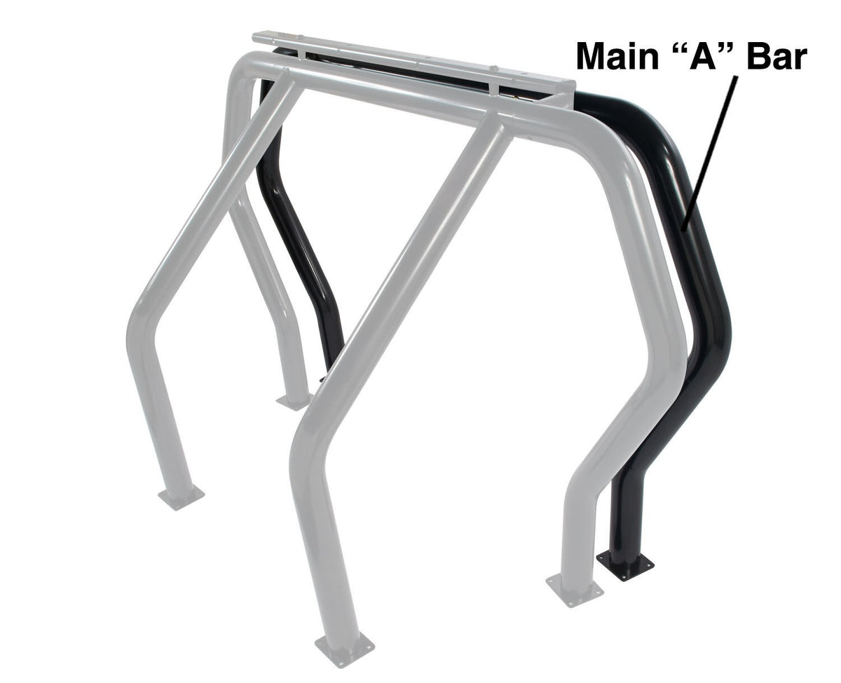 Bed Bar Component A Additional Bar Black Powdercoat 1979-1995 Toyota Pickup 1981-1995 Isuzu Pickup 1982-1990 GMC S15 1983-2011 Ford Ranger Go Rhino