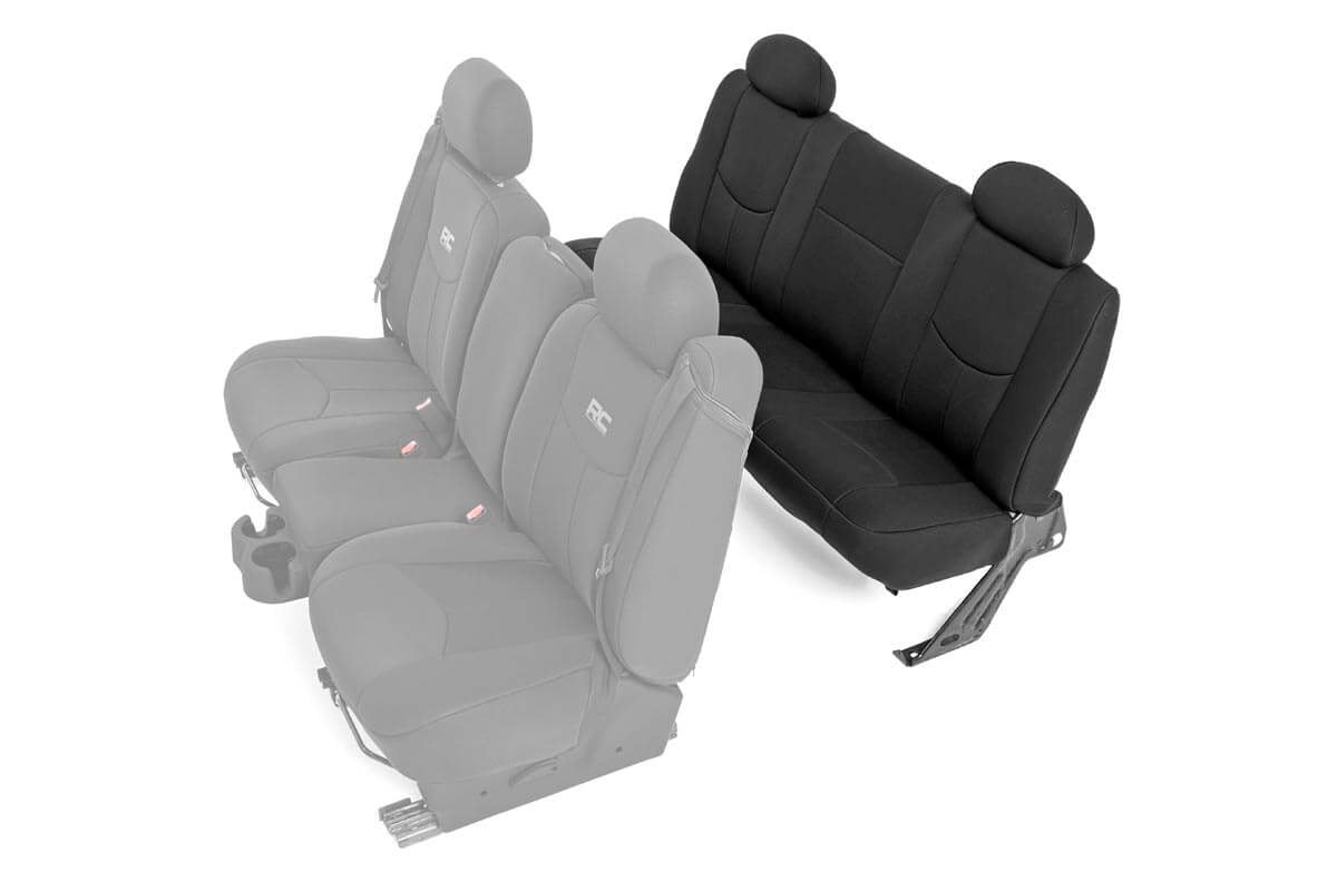 Rear Seat Covers Full Bench Silverado/Sierra 1500 (99-06 & Classic) Rough Country