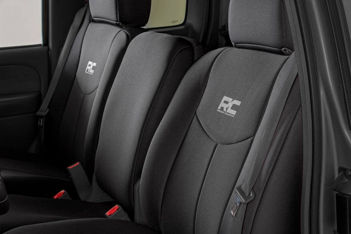 Rear Seat Covers Full Bench Silverado/Sierra 1500 (99-06 & Classic) Rough Country