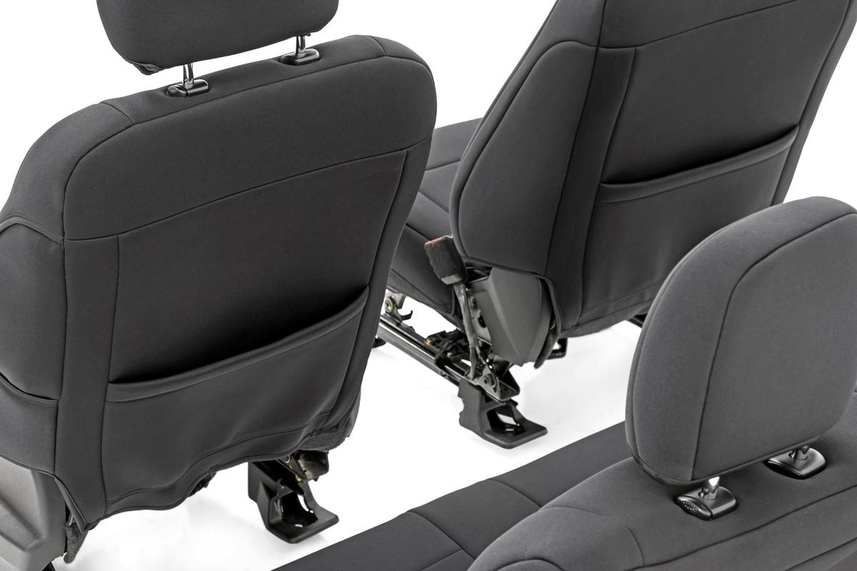 Seat Covers Front Bucket Seats Ford F-150/Lightning/F-250/F-350 (15-25) Rough Country