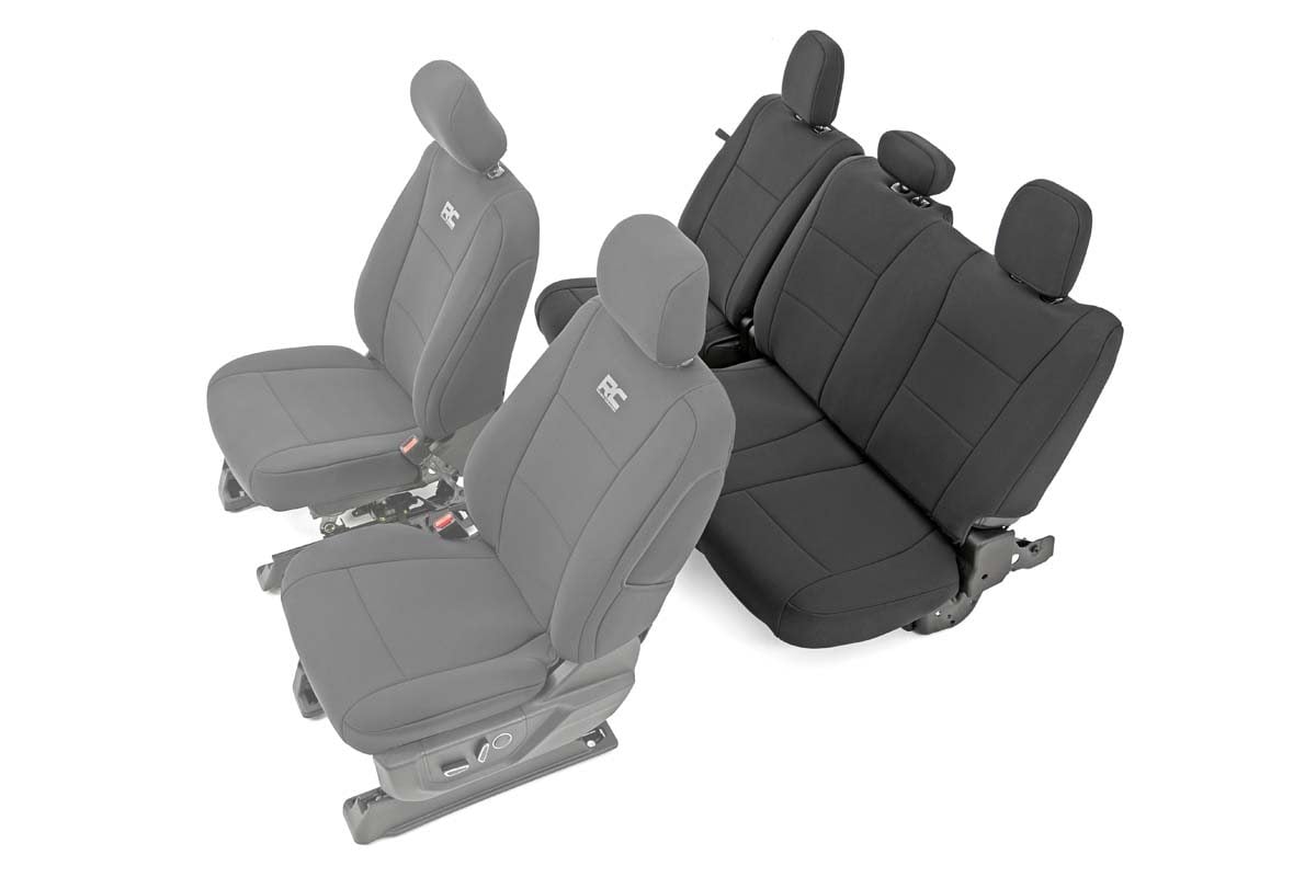 Seat Covers Rear Bench Seat Ford F-150/Lightning/F-250/F-350 (2015-2025) Rough Country
