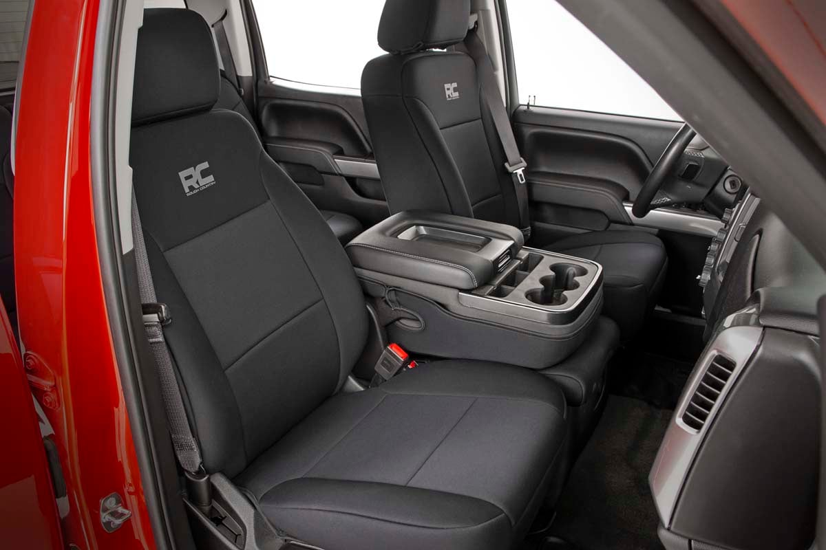 Seat Covers FR 40/20/40 Silverado/Sierra 1500 2WD/4WD (14-18 & Classic) Rough Country