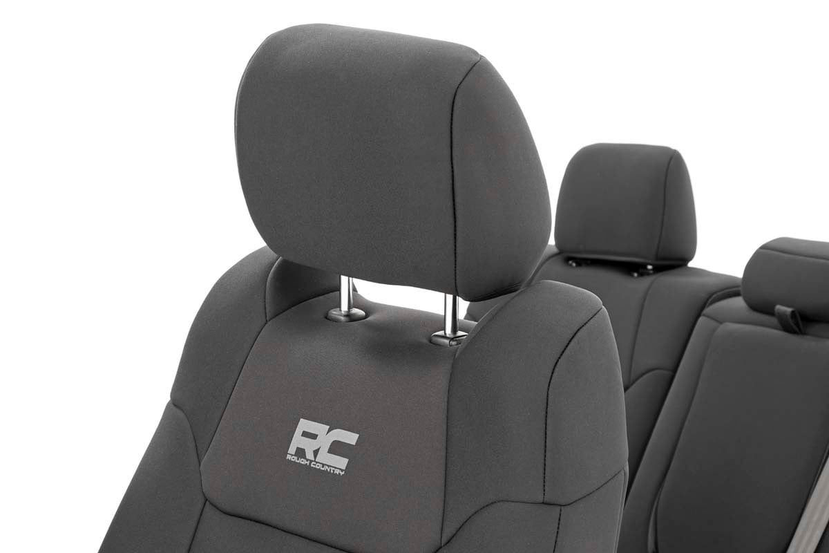Seat Covers FR w/ Console Cover and Rear Toyota Tundra 2WD/4WD (14-21) Rough Country