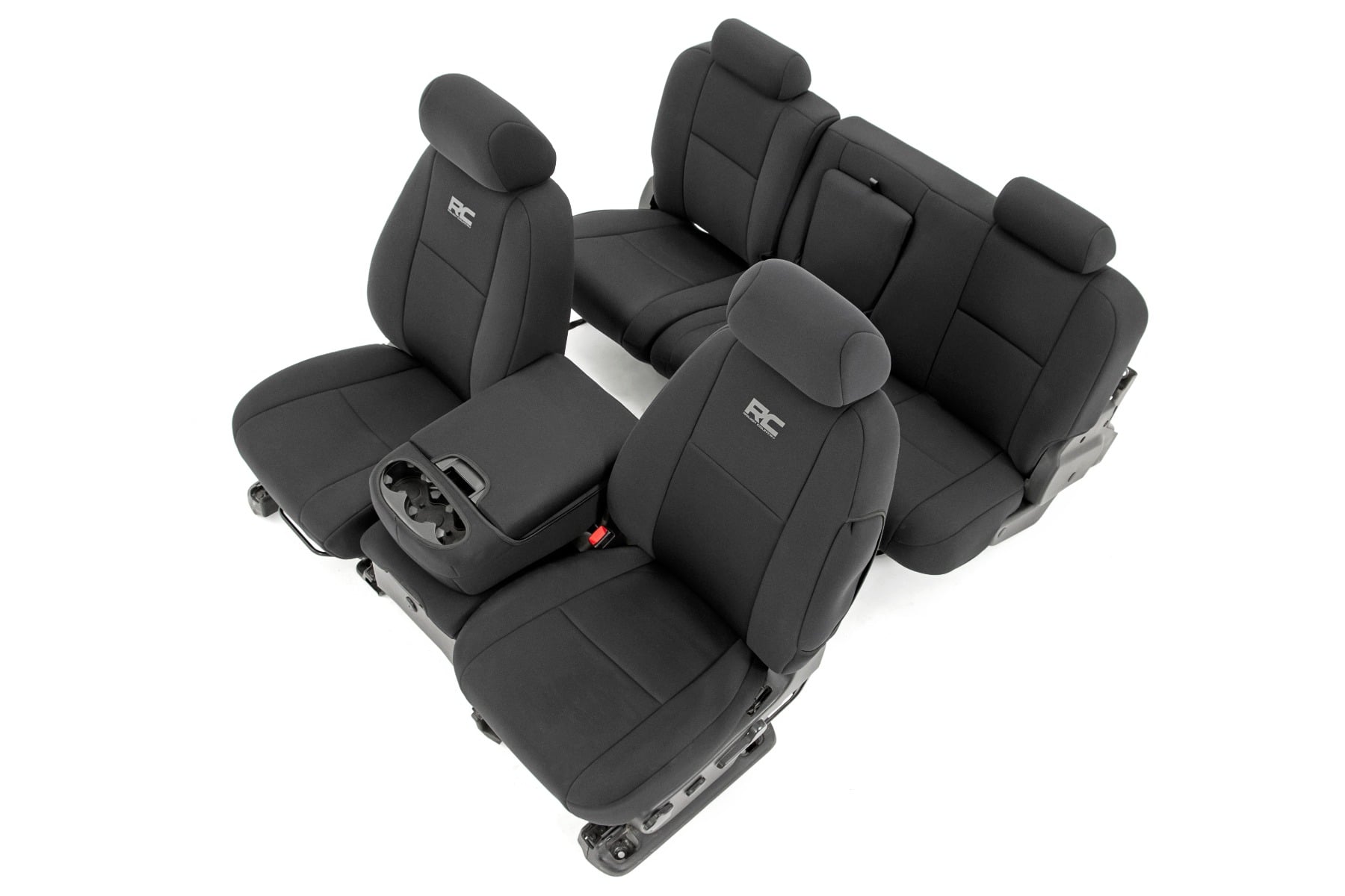 Seat Covers FR 40/40/20 & RR Full Bench Silverado/Sierra 1500/2500HD (07-13) Rough Country