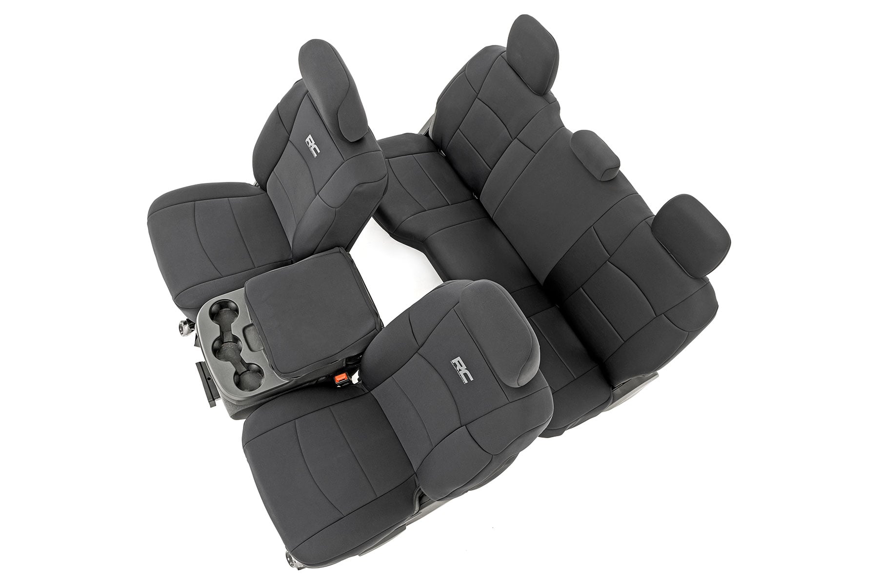 Seat Covers FR & RR 60/40 Rear Seat Ram 2500 2WD/4WD (2019-2026) Rough Country