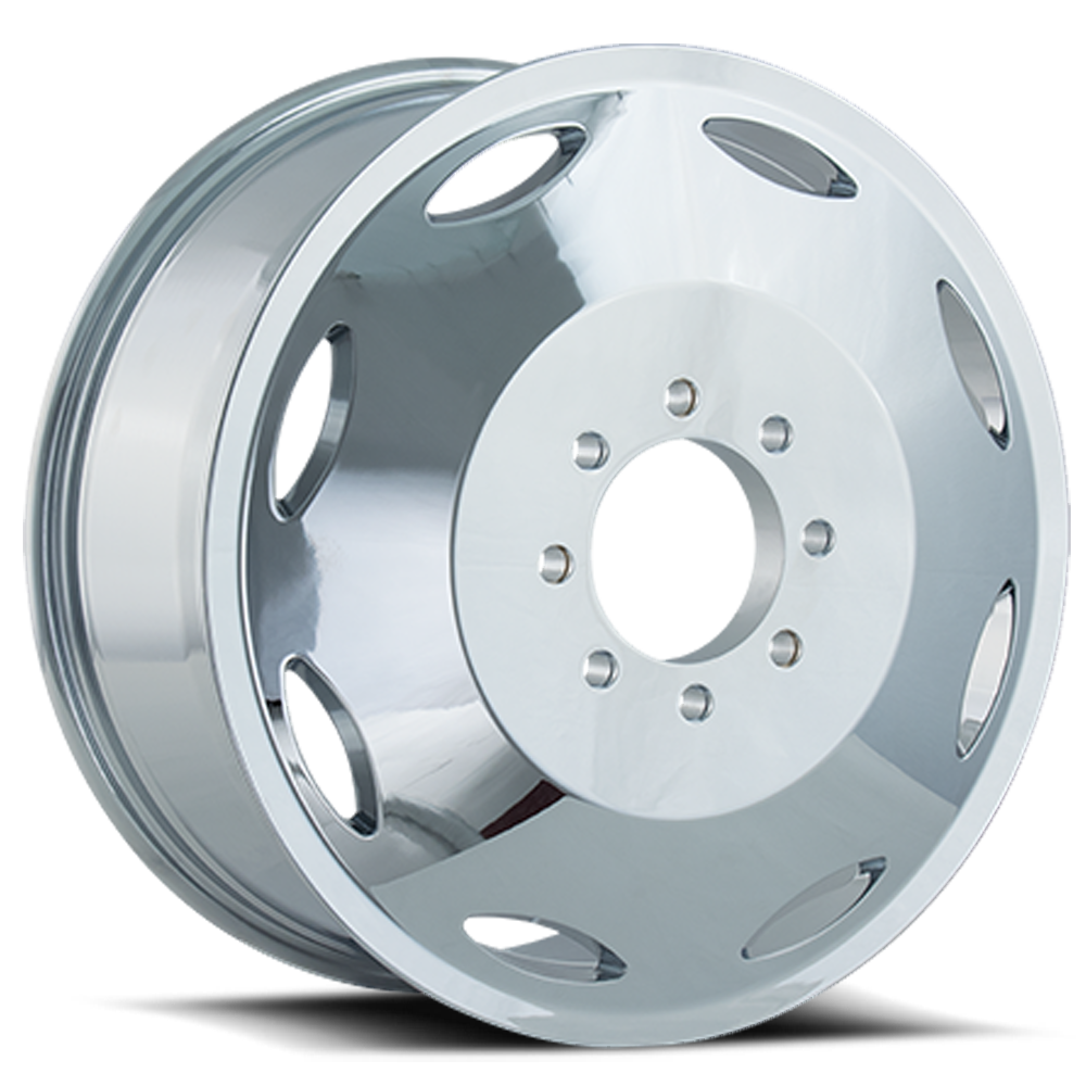 Dually Wheels Brutal Dually 9105 CH 22x8.25 Chrome 8 On 165.1 Bolt Pattern 115 Offset 121.3 Bore Cali Offroad Wheels