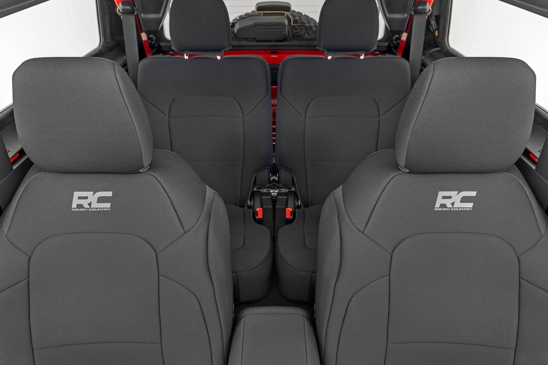 Seat Covers Bucket Seats FR & RR Ford Bronco (2 Door) 4WD (2021-2025) Rough Country