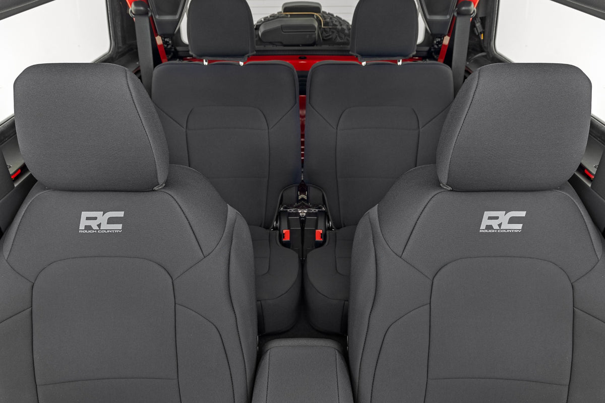 Seat Covers Bucket Seats FR & RR Ford Bronco (2 Door) 4WD (2021-2025) Rough Country
