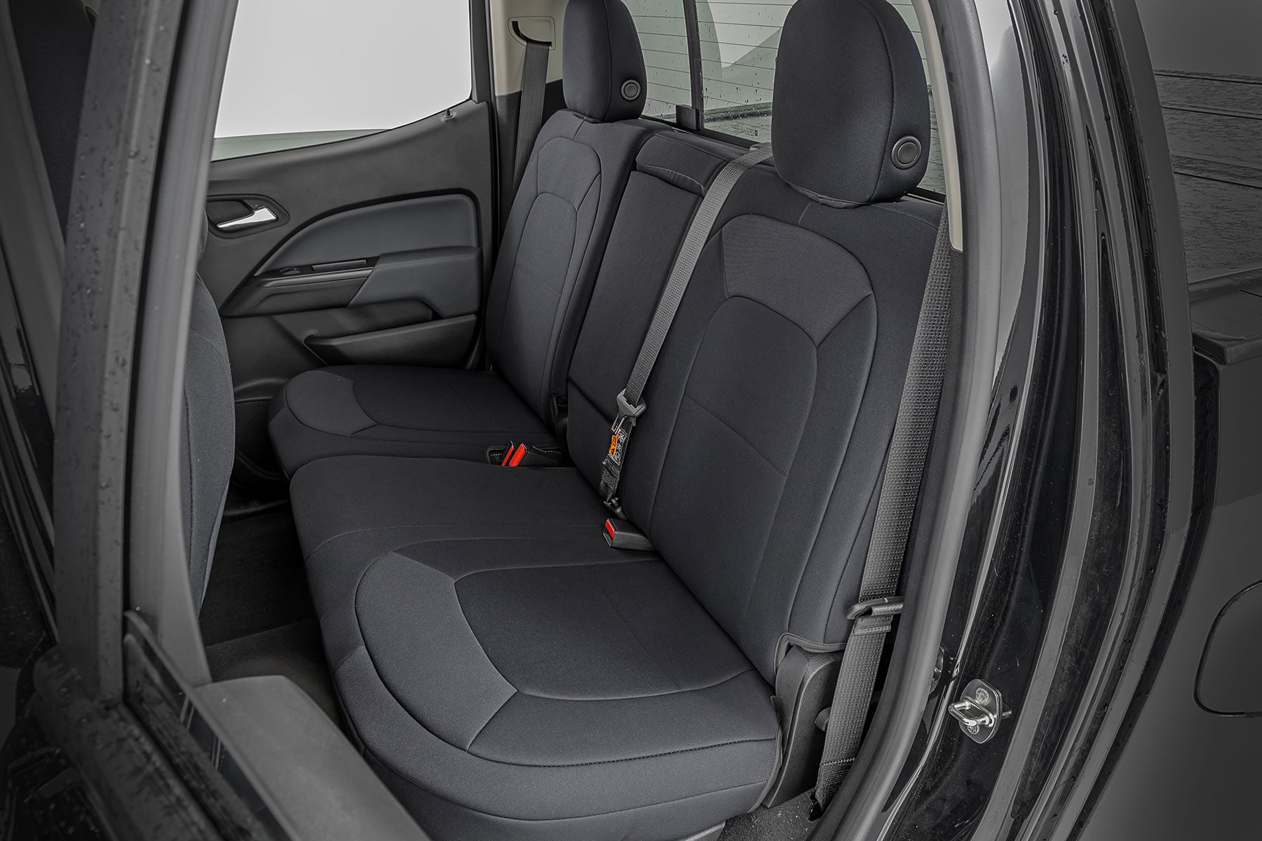 Seat Covers Front Bucket Rear Bench Chevy/GMC Canyon/Colorado (15-22) Rough Country