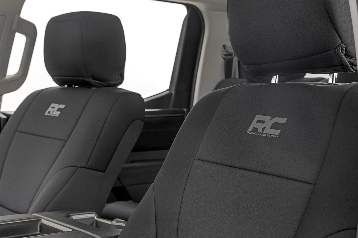 Seat Covers No Rear Cup Holder Toyota Tundra 2WD/4WD (2022-2026) Rough Country
