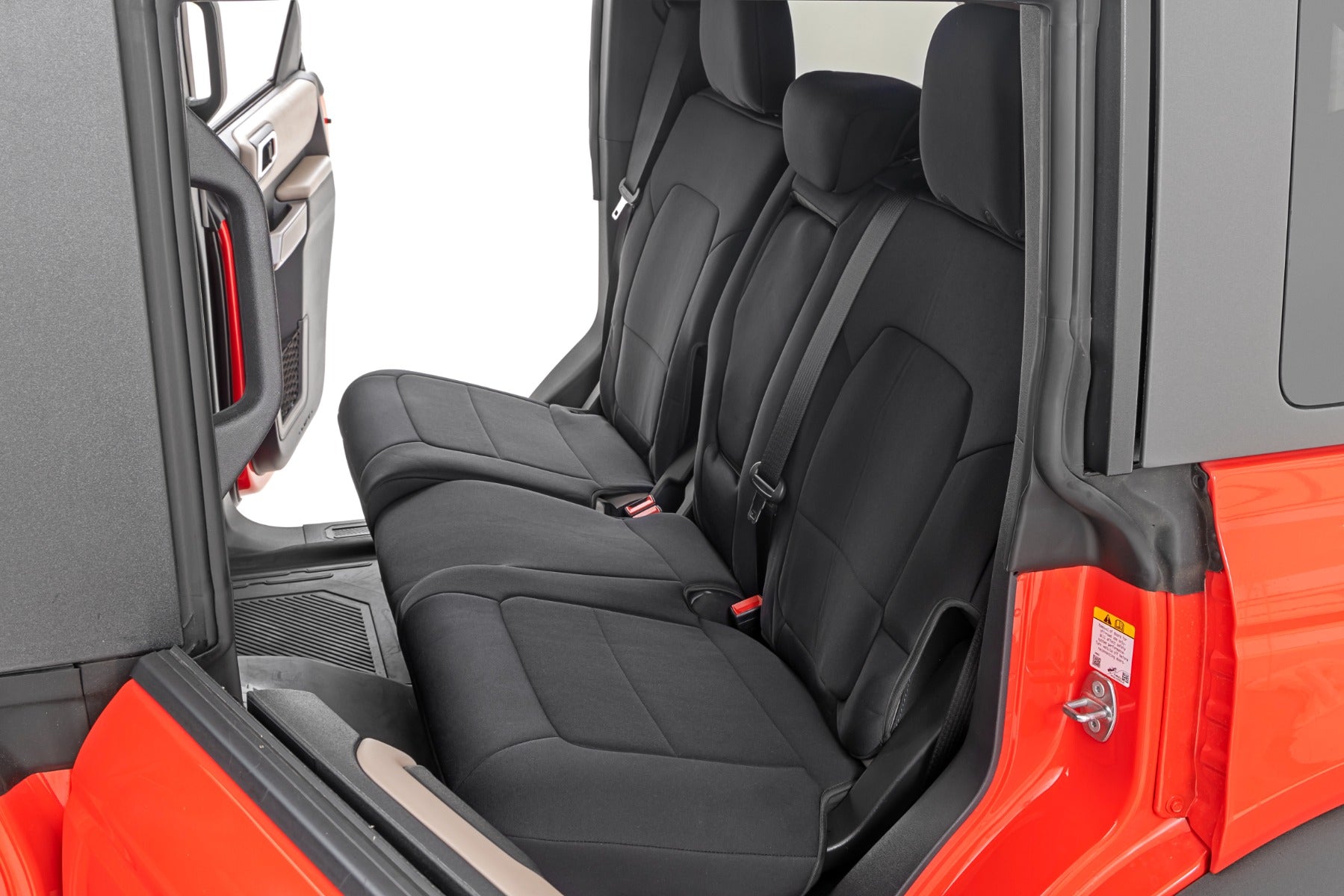 Seat Covers Bucket Seats W/Fold Down RR Armrest FR & RR 4DR Ford Bronco (21-25) Rough Country