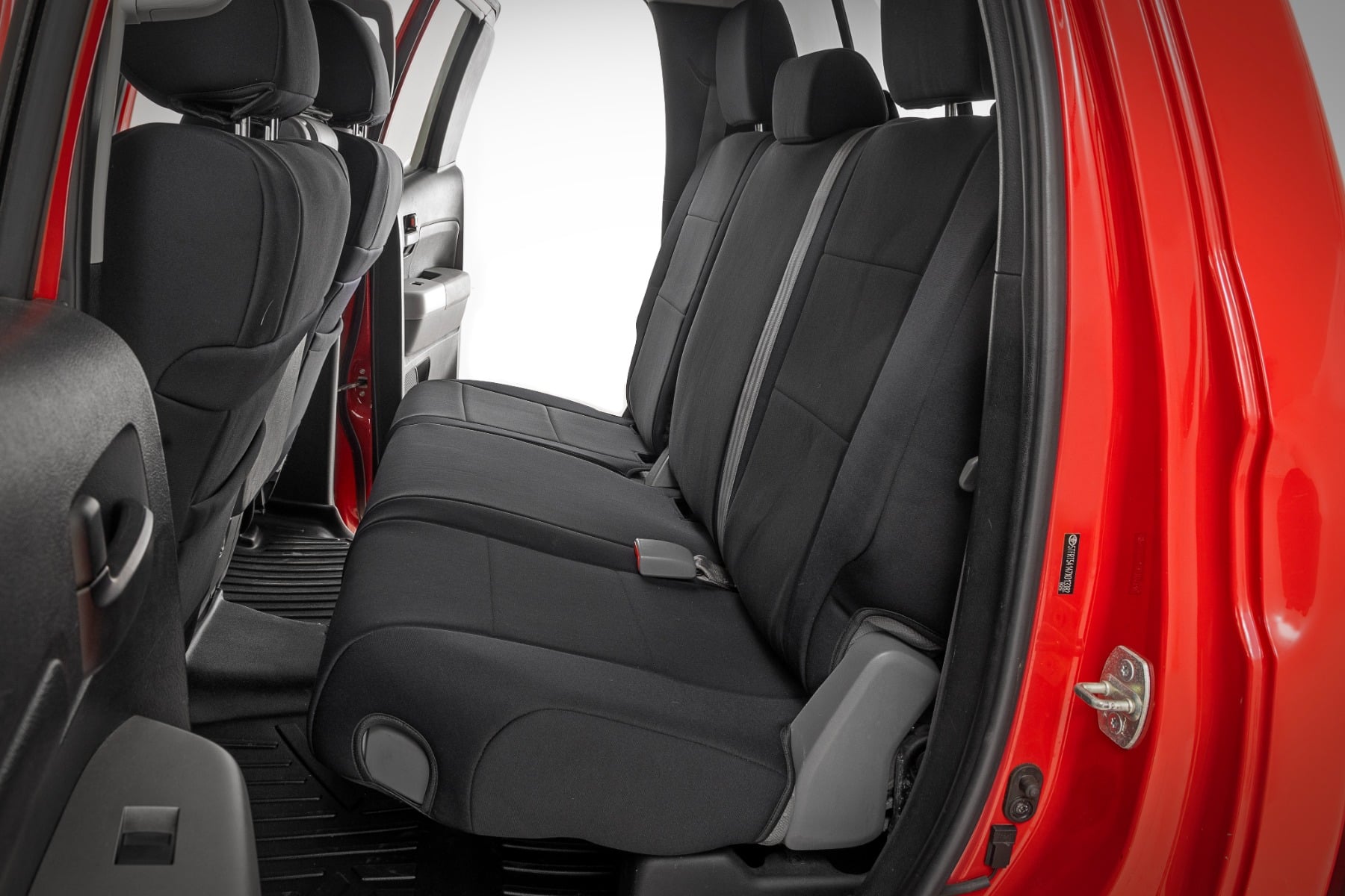 Seat Covers Gray FR w/ Console Cover and Rear Toyota Tundra 2WD/4WD (07-13) Rough Country