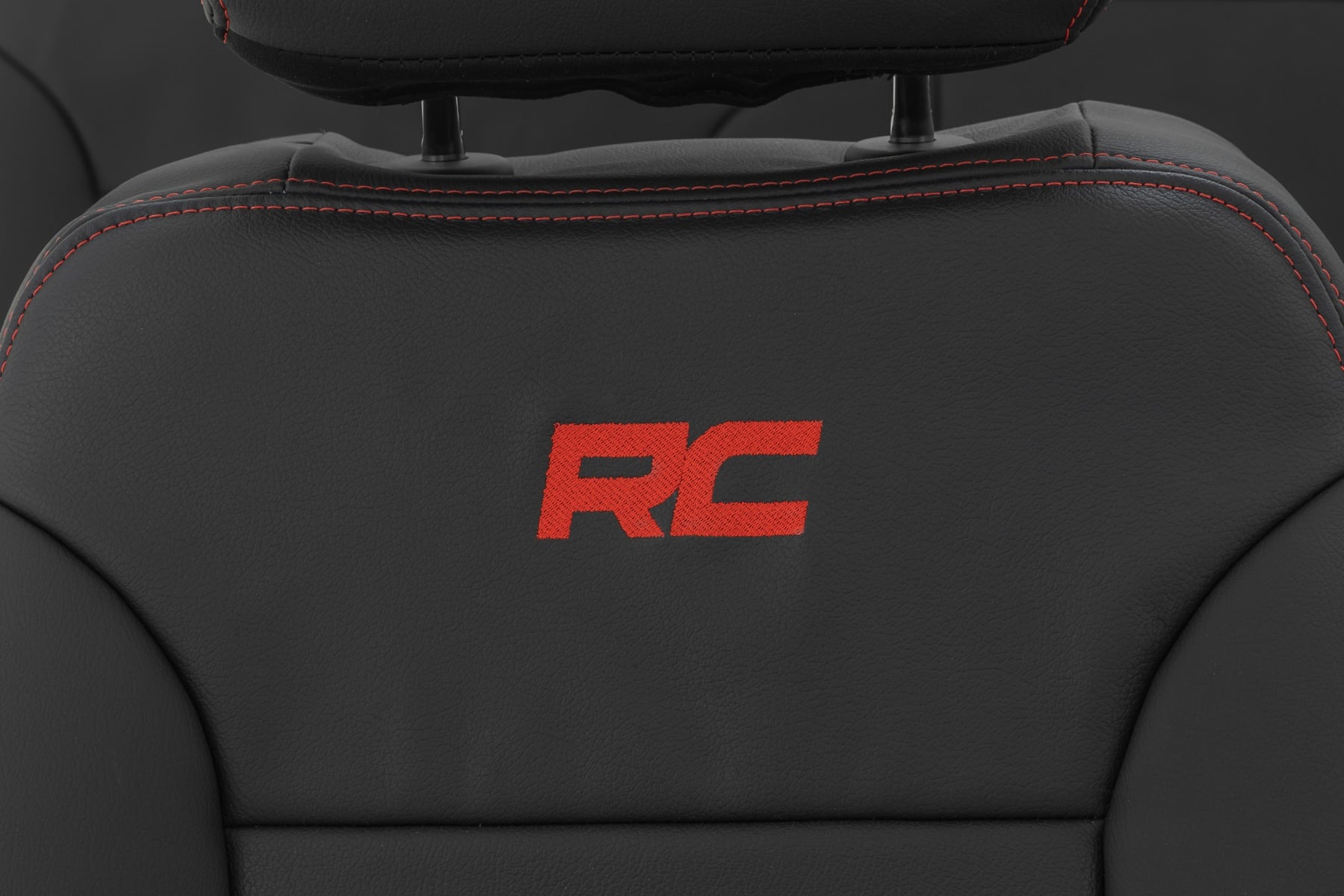Leather Seat Covers FR Bucket RR 60/40 Chevy/GMC Sierra 1500 (19-25)/Silverado 1500 (19-26) Rough Country