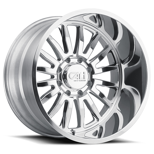Cast Aluminum Wheels Summit 9110 PO 22x12 Milled Spokes Polished 6 On 135 Bolt Pattern -51 Offset Cali Offroad Wheels