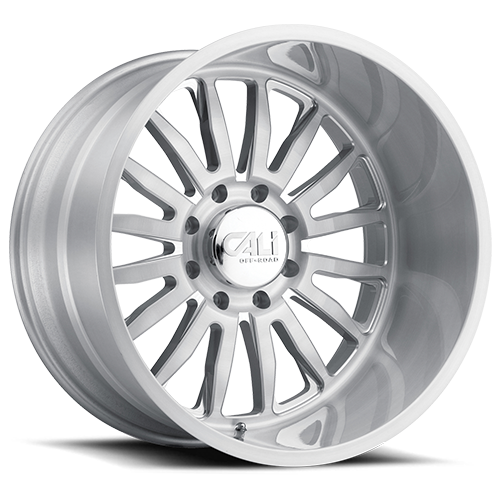 Cast Aluminum Wheels Summit 9110 SL 24x14 Brushed Brushed Silver 8 On 170 Bolt Pattern -76 Offset Cali Offroad Wheels