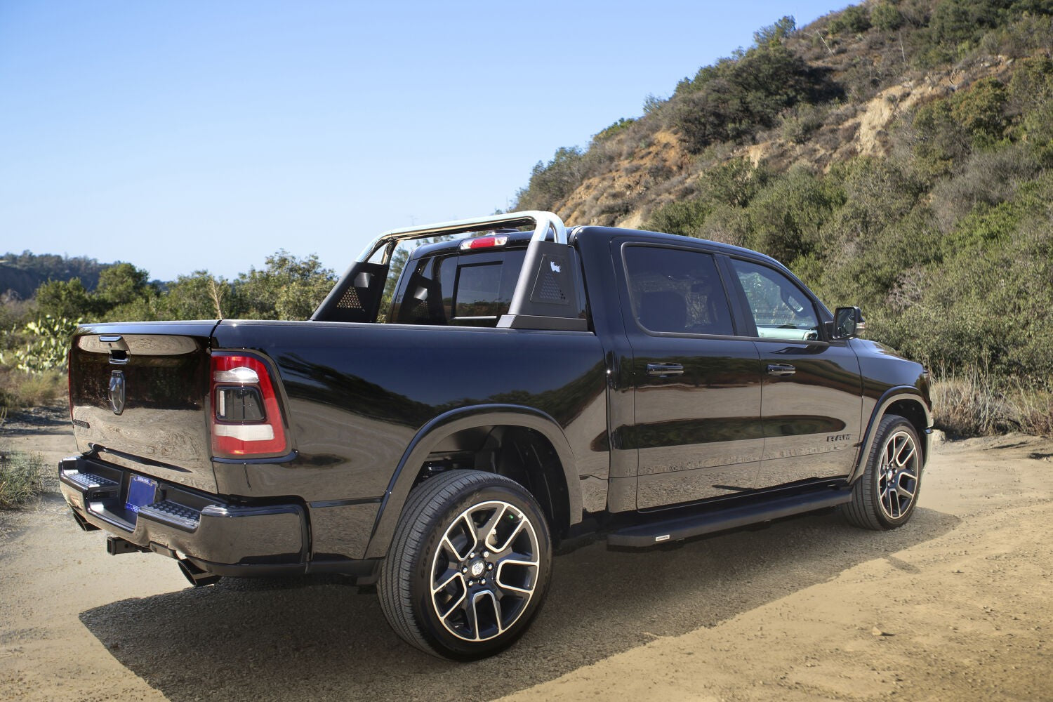 Sport Bar 2.0 for Full Sized Trucks Polished Stainless Steel 2007-2021 Toyota Tundra 2009-2010 Dodge Ram 1500/2500/3500 Go Rhino