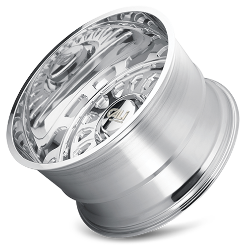 Cast Aluminum Wheels Paradox 9113 PO 20x12 Milled Spokes Polished 8 On 165.1 Bolt Pattern -51 Offset Cali Offroad Wheels