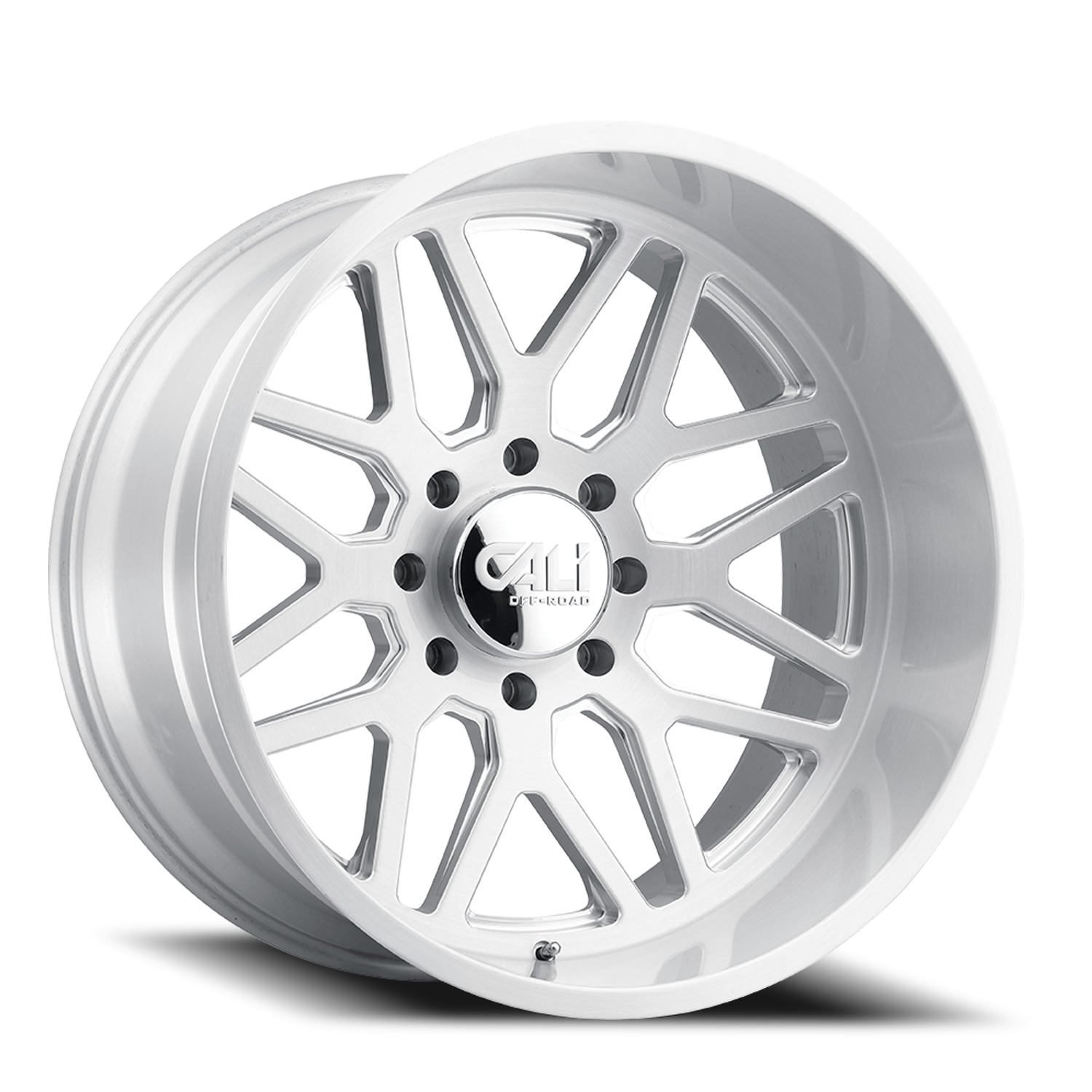 Cast Aluminum Wheels Invader 9115 BGC 22x12 Brushed Brushed 8 On 170 Bolt Pattern -51 Offset Cali Offroad Wheels