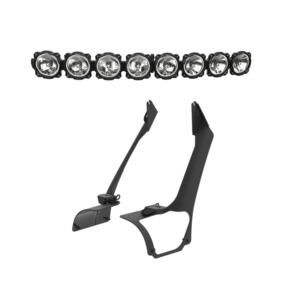 KC HiLiTES PRO6 GRAVITY LED 50IN 8LT COMBO 4XE - 91340