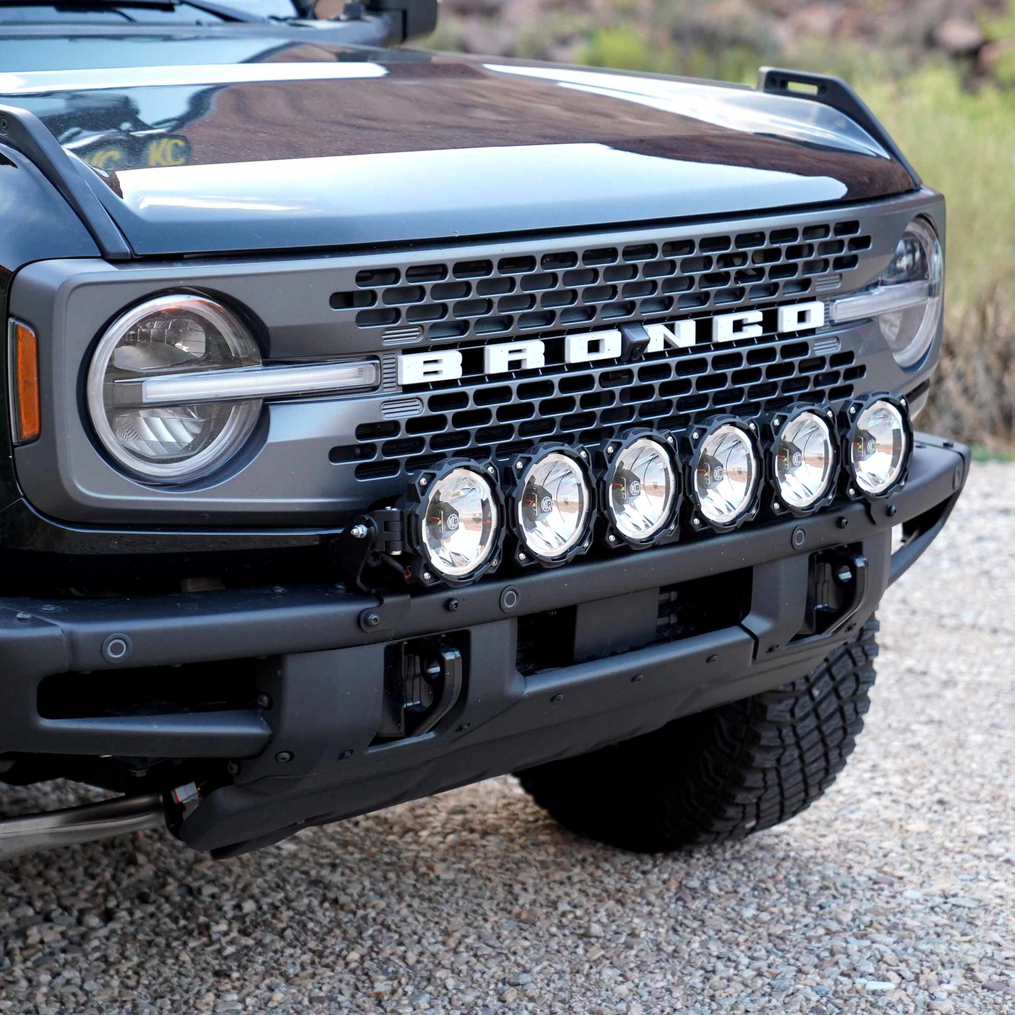 Pro6 Gravity LED 39 Inch 6 Light Bronco System KC HiLiTES