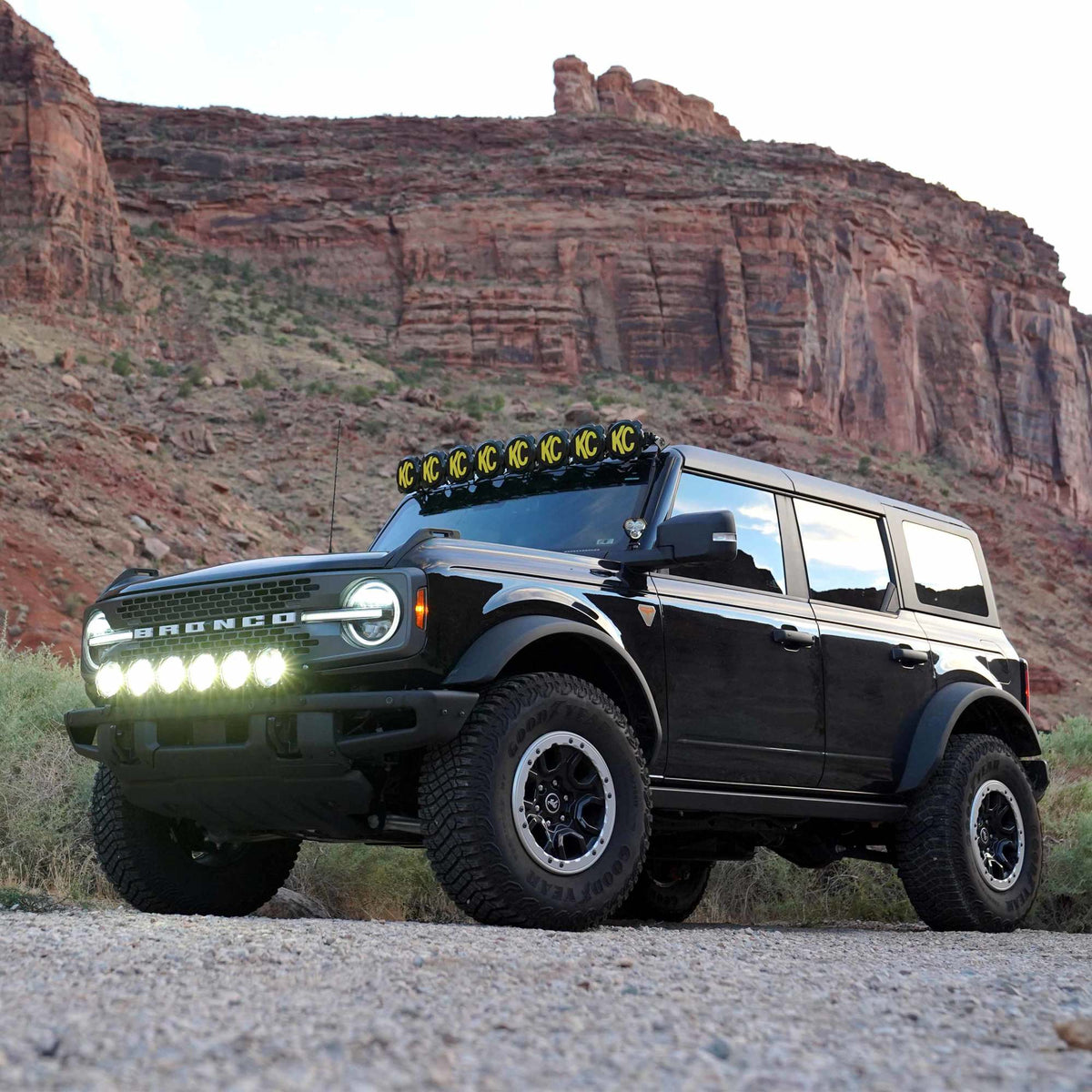 Pro6 Gravity LED 39 Inch 6 Light Bronco System KC HiLiTES
