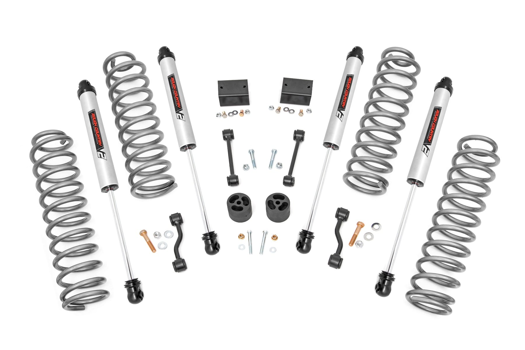 2.5 Inch Lift Kit Coils V2 Jeep Wrangler JL 4WD (2018-2023) Rough Country