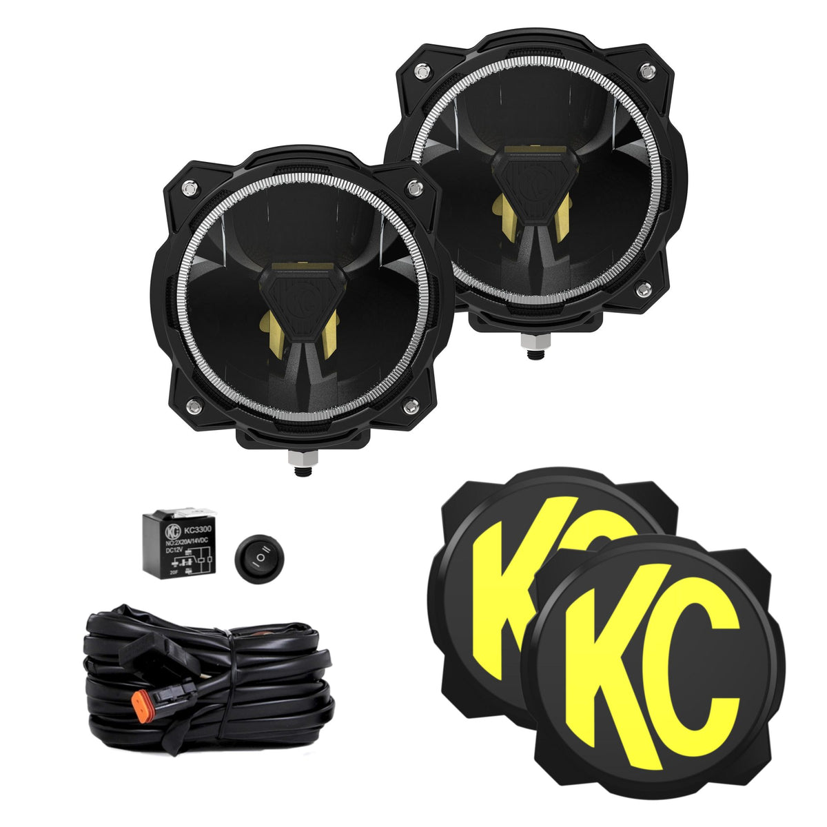 Gravity Titan 6 Inch LED Pair Spot KC HiLiTES