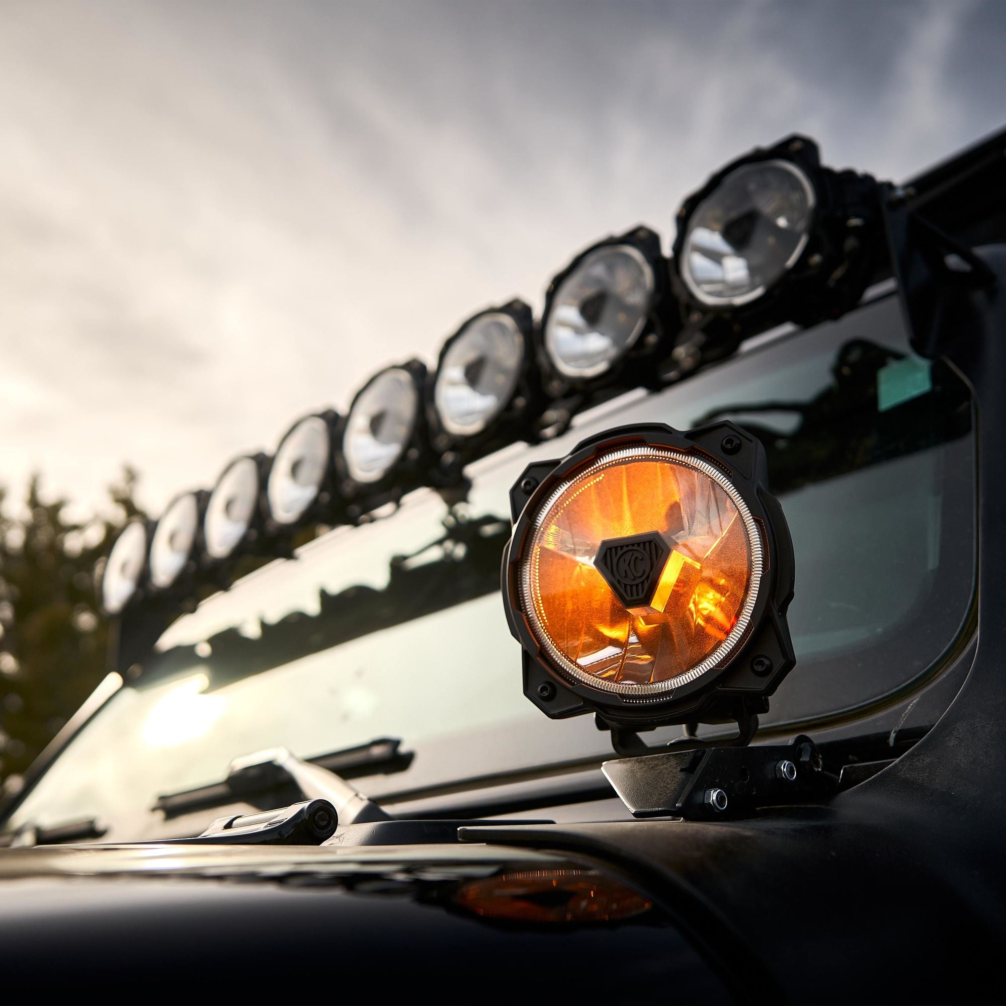 Gravity Titan 6 Inch LED Pair Spot KC HiLiTES