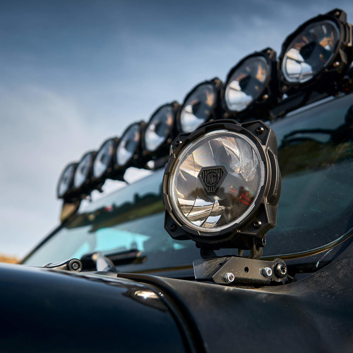 Gravity Titan 6 Inch LED Pair Wide-40 KC HiLiTES