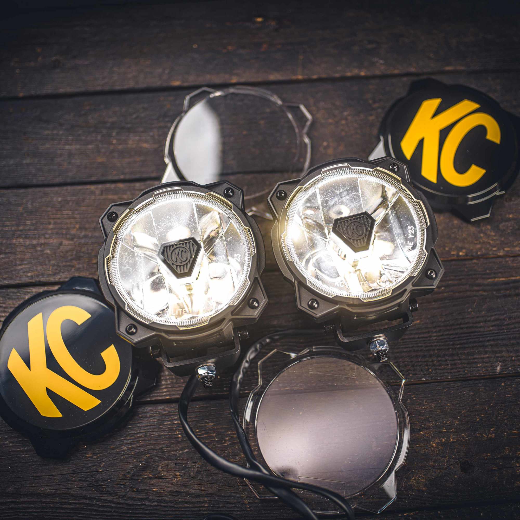 Gravity Titan 6 Inch LED Pair Wide-40 KC HiLiTES