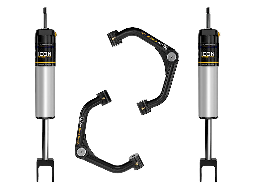 ICON 2020-Up GM 2500/3500 HD, 0-2” Lift, 2.5 VS Shock System, Tubular UCA