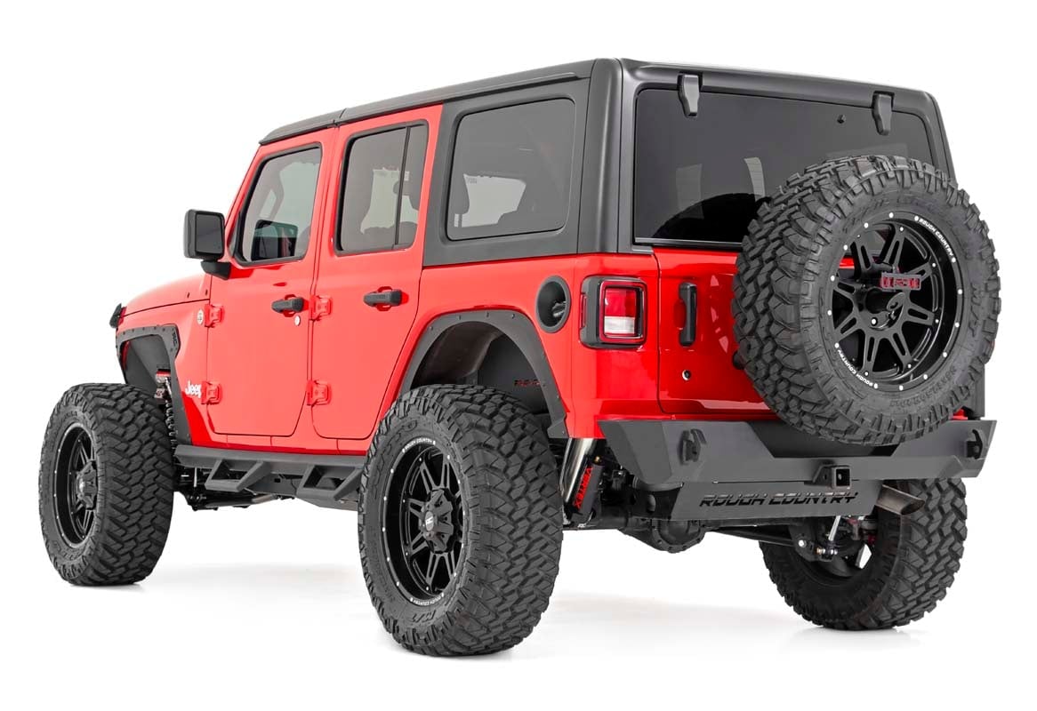 3.5 Inch Lift Kit Adj Lower FR D/S Non-Rubicon Jeep Wrangler Unlimited 4WD (24-26) Rough Country