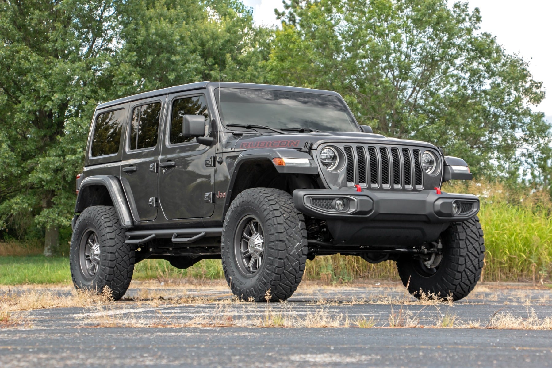 3.5 Inch Lift Kit Adj Lower FR D/S Rubicon Jeep Wrangler Unlimited 4WD (24-26) Rough Country