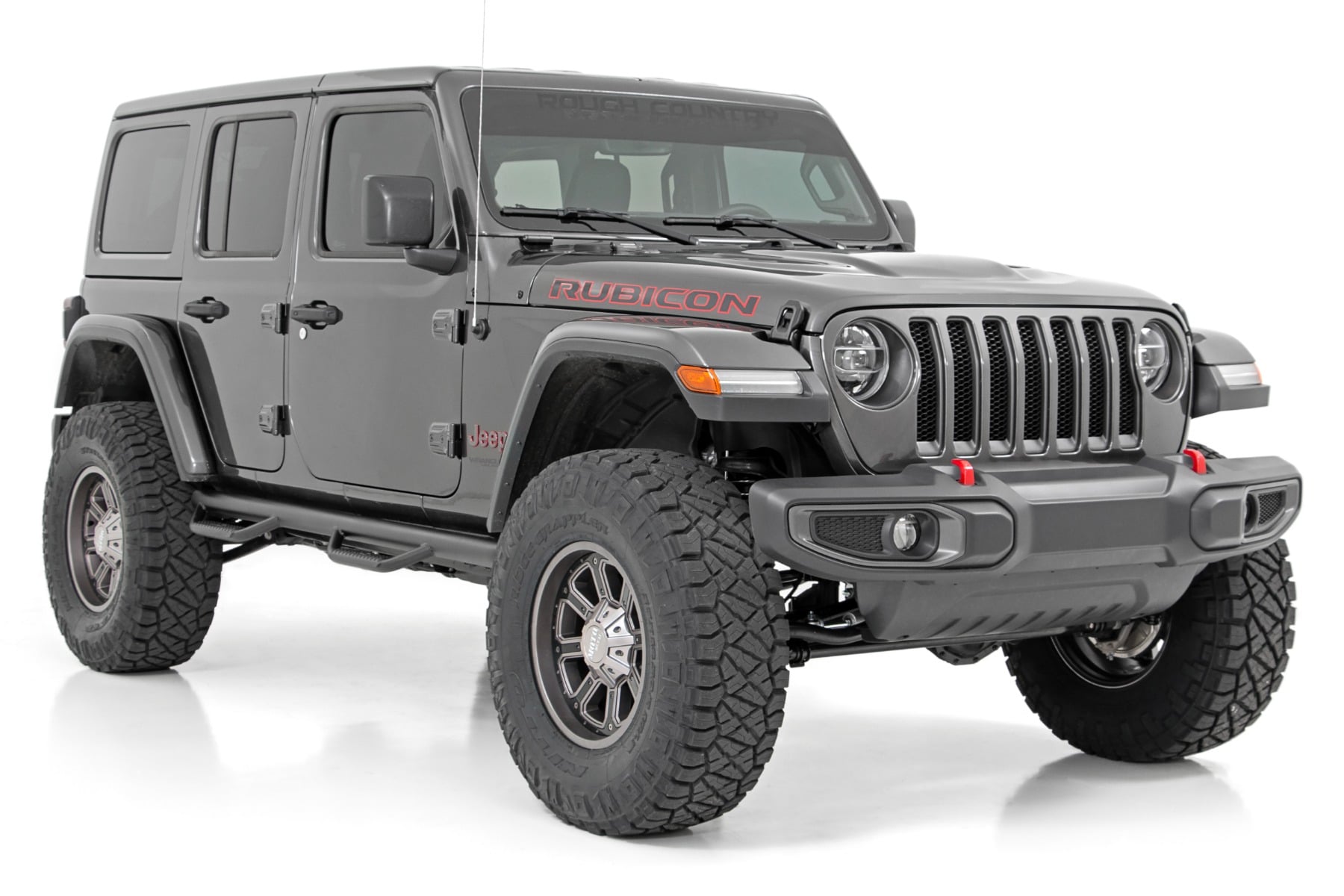 3.5 Inch Lift Kit Adj Lower FR D/S M1 Rubicon Jeep Wrangler Unlimited (24-26) Rough Country