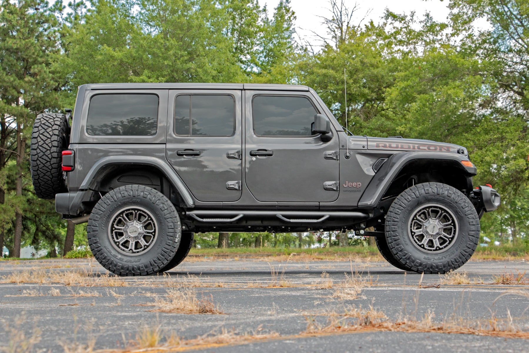 3.5 Inch Lift Kit Adj Lower FR D/S M1R Rubicon Jeep Wrangler Unlimited (24-26) Rough Country