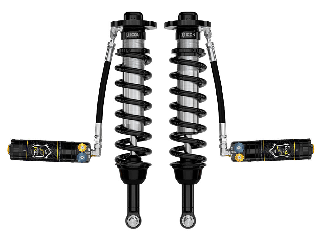 2021-2024 Ford F-150 4WD 0-2.75 Inch Lift Front V.S. 2.5 Series Coilovers Remote Reservoir W/ CDXS Pair Icon Vehicle Dynamics