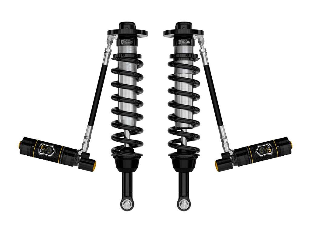 2021-2024 Ford F-150 4WD-Tremor 3.5-4.5 Inch-2.5-3 Inch Lift Front V.S. 2.5 Series Coilovers Remote Reservoir W- CDEV Pair Icon Vehicle Dynamics