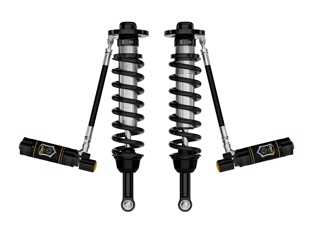 2021-2024 Ford F-150 4WD 2.75-3.5 Inch Lift Front V.S. 2.5 Series Coilovers Remote Reservoir W/ CDEV Pair Icon Vehicle Dynamics