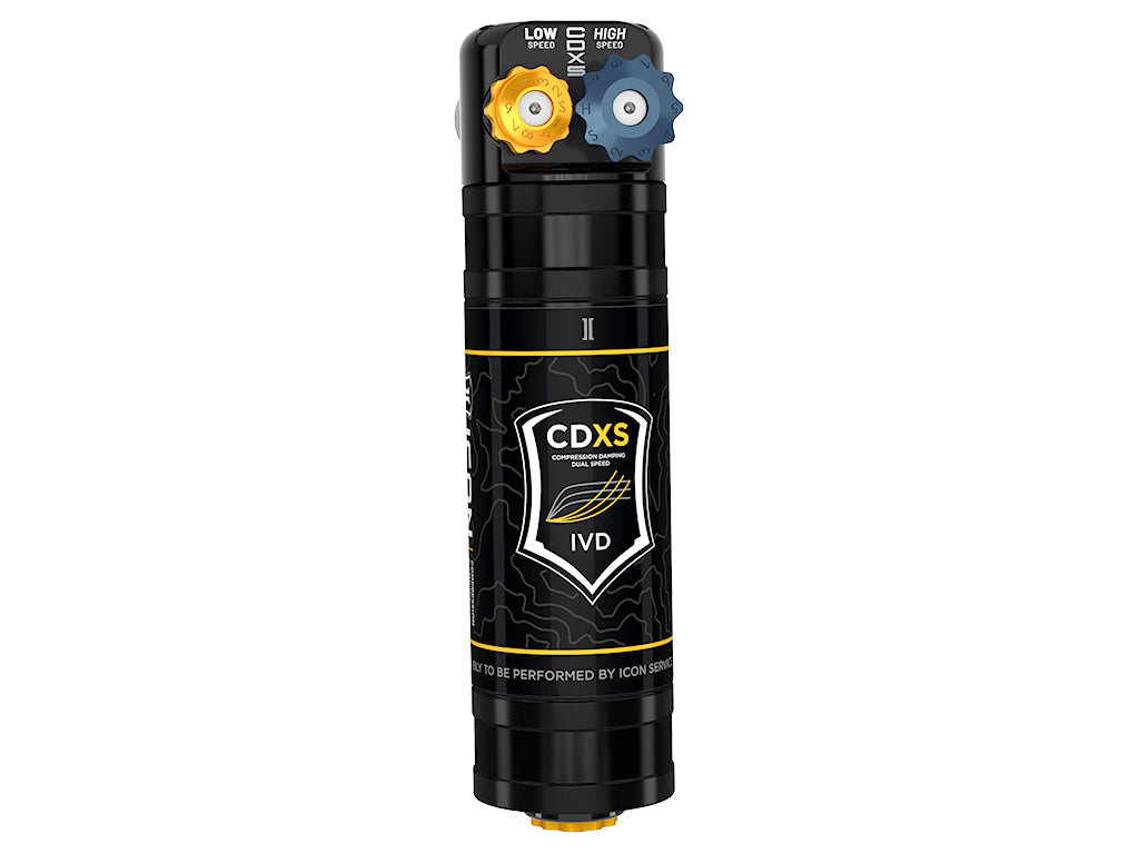 2021-2024 Ford F-150 4WD 2.75-3.5 Inch Lift Front V.S. 2.5 Series Coilover Kit Remote Reservoir W/ CDXS Pair Icon Vehicle Dynamics
